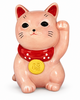 Katten urn Maneki Neko roze (0,82L)