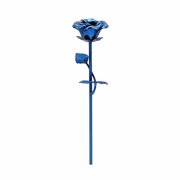 Mini urn bloem roos blauw