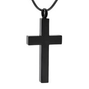 Ashanger/assieraad kruis strak zwart