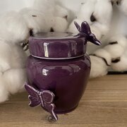 urn vlinders paars