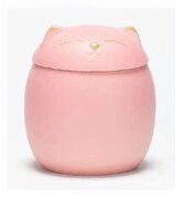 Urn Poes mat roze zonder goud (0,39L)