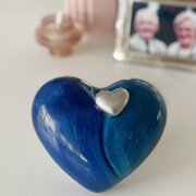 urn hart blauw