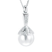 Ashanger Bol / Parel zilver 925