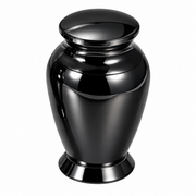 Mini urn klassiek rvs zwart glanzend (0,0075L)