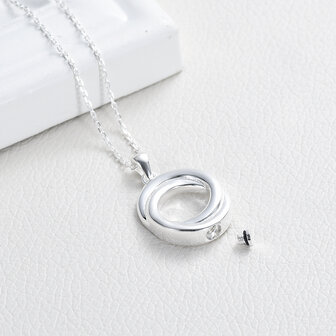 Ashanger Circle of life dubbel zilver 925