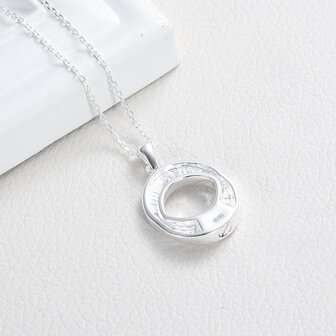 Ashanger Circle of life dubbel zilver 925