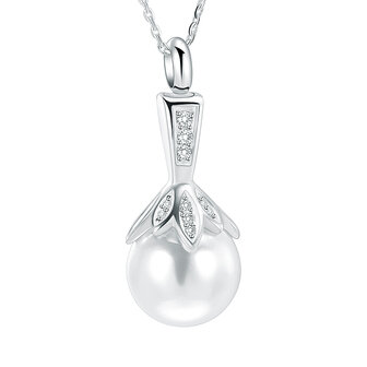 Ashanger Bol / Parel zilver 925