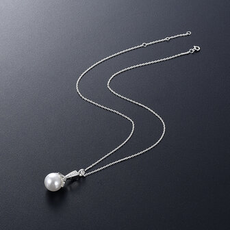 Ashanger Bol / Parel zilver 925