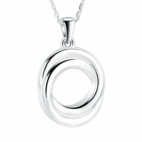 Ashanger Circle of life dubbel zilver 925