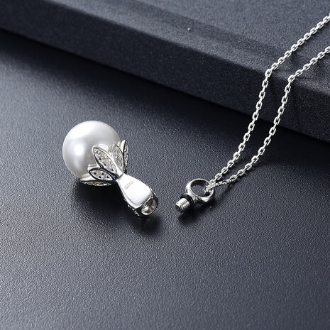 Ashanger Bol / Parel zilver 925