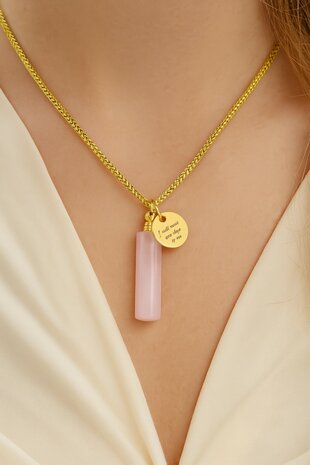 Ashanger Buis roze Close to me inclusief ketting