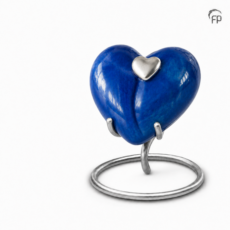 Urn hart blauw (0,2L)