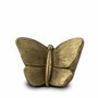 Keramische kunst urn vlinder goud medium