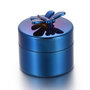 Mini urn rvs blauw libelle (5 cm)