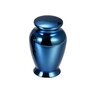 Mini urn klassiek rvs blauw glanzend