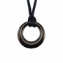 Ashanger circle of life zwart (inclusief koord ketting)