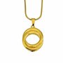 Ashanger circle of life dubbel goudkleurig