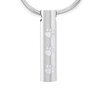 Ashanger Buis dierenpootjes zilverkleurig rvs incl. ketting