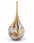 Urn glas druppel klein Ivoor (0,06L)