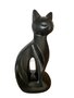 Katten urn design zwart mat (0,4L)
