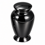 Mini urn klassiek rvs zwart glanzend (0,0075L)