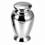 Mini urn klassiek rvs zilverkleurig glanzend (0,0075L)