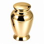 Mini urn klassiek rvs goudkleurig glanzend (0,0075L)