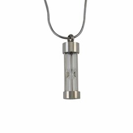 Ashanger rvs Zandloper met glas 