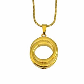 Ashanger circle of life dubbel goudkleurig