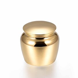Mini urn rvs klassiek klein goudkleurig (0,025L)