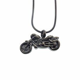 Ashanger rvs Motor zwart