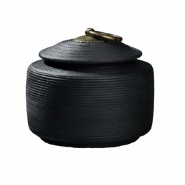 Urn keramiek Japanse Heiwa zwart (0,72L)