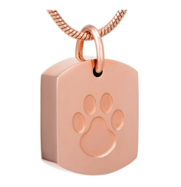 Ashanger Pootafdruk roségoudkleurig