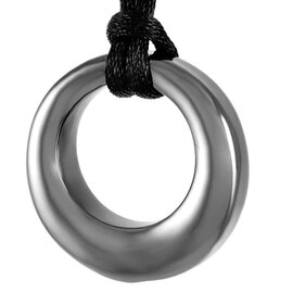 Ashanger Circle of life antraciet (inclusief koord ketting)