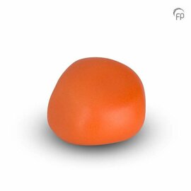 Knuffelkeitje mini urn oranje mat (0,05L)
