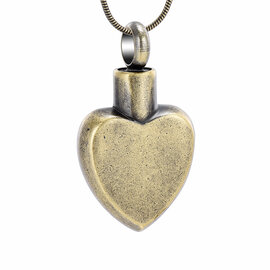 Ashanger RVS hart bronskleurig