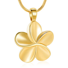 Assieraad Bloem rvs goudkleurig