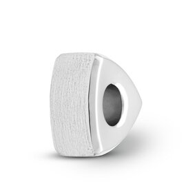 Asbedel Driehoek zilver 925