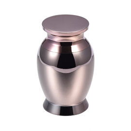 Mini Urn rvs bruin glanzend (7 cm)
