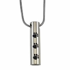 Ashanger rvs Buis dierenpootjes incl. ketting