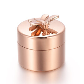Mini urn rvs roségoudkleurig Libelle (5cm)