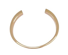 As Armband circle roségoudkleurig rvs
