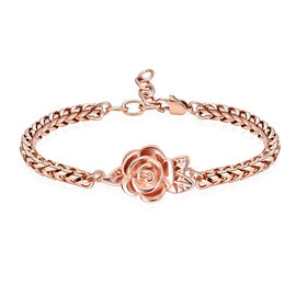 As Armband Roos roségoudkleurig