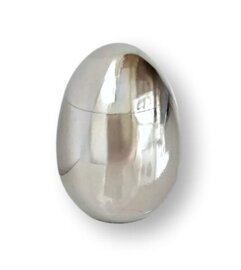 Mini urn rvs ei zilverkleurig glans 4,2cm