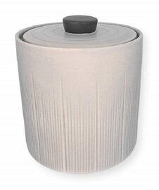 Medium urn keramiek stone ivoor (0,16L)