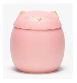 Urn Poes mat roze zonder goud (0,39L)