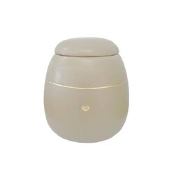 Keramische urn Full of Love ivoor (0,6L)
