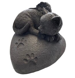 Urn kat Engel op hartje zwart (0,9L)