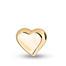 Assieraad Hart plat goud 14k