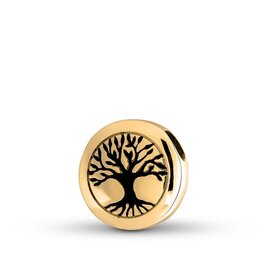 Assieraad Tree of life goud 14k